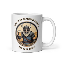 Mug en Céramique "Viking Bière"